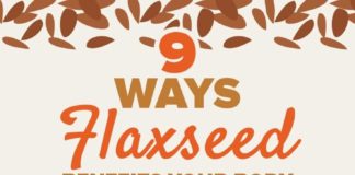 Food infographic – 9 Amazing Benefits of Flaxseed & How to Eat It