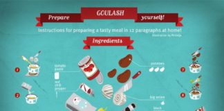 Food infographic – A visual recipe infographic showing how you can prepare a Hungarian favorite.
