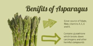 Food infographic – Benefits of Asparagus