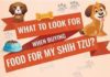 Food infographic – Best dog food for Shih Tzu