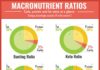 Food infographic – Carb Calculator (CARB, PROTEIN, AND FAT RATIOS)