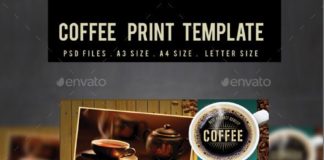 Food infographic – Coffee Print Template – Print Template PSD. Download here: graphicriver.net/…