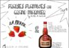 Food infographic – Fiche Recette °° Fraises Flambées au Grand Marnier