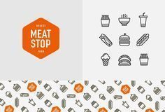 Food infographic – Food infographic – Food infographic Creative balance and use of shape with text as a flat graphic