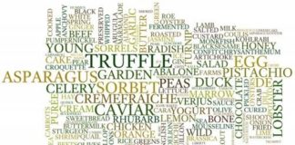 Food infographic – Four-Star Word Clouds; Lux Coming to SOMA