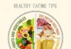 Food infographic – Healthy eating plate stock vector. illustration of illustration
