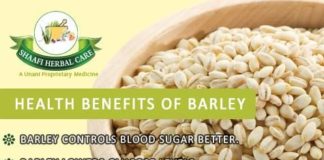 Food infographic – Hulled barley •Lowers blood cholesterol levels •Protects against cancer beca…