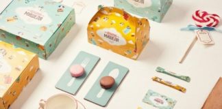 Food infographic – Michelle’s Bakery – Brand Illustrations by Anya Aleksandrova