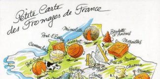Food infographic – Petite Carte des Fromages de France