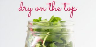 Food infographic – Pour préparer une délicieuse salade en bocal.