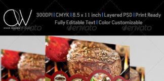 Food infographic – Restaurant Flyer Template #design #print Download: graphicriver.net/…