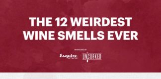 Food infographic – The 12 Weirdest Wine Smells Ever