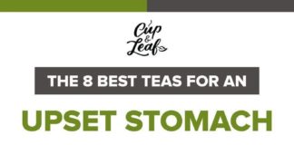Food infographic – The 8 Best Teas for an Upset Stomach