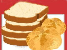 Food infographic – The Salty Six – surprising foods that add the most sodium to our diets