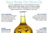Food infographic – This Is Your Body On Olive Oil (Infographic)