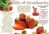 Food infographic – Three or more servings of blueberries and strawberries per week can help reduce …