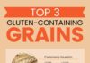 Food infographic – Top 9 Gluten-Free Grains