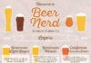 Food infographic – Your guide to good beer, proper glassware and talking like a connoisseur