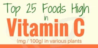 Food infographic – vitamin c rich foods infographic