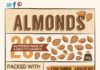 Health infographic : 10 Health Benefits of Almonds (SCIENTIFICALLY PROVEN)