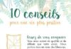 Health infographic : 10 conseils pour une vie plus positive