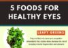 Health infographic : 5 Foods for Healthy Eyes