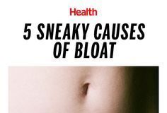 Health infographic : 5 Sneaky Causes of Bloat and How to Avoid Them