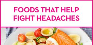 Health infographic : 7 Foods That Help Fight Headaches