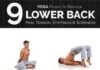 Health infographic : 9 Yoga Poses to Reduce Lower Back Pain
