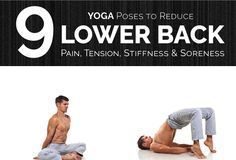 Health infographic : 9 Yoga Poses to Reduce Lower Back Pain