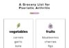 Health infographic : A Grocery List for Psoriatic Arthritis