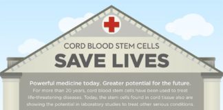 Health infographic : Cord Blood Stem Cells Treatment Infographic