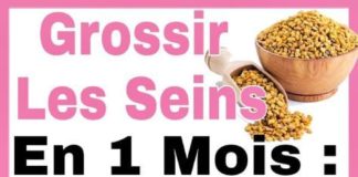 Health infographic : Grossir les seins en 1 mois : 4 Recettes orientales les plus efficaces