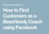 Health infographic : How to Find Customers as a Beachbody Coach using Facebook