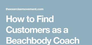 Health infographic : How to Find Customers as a Beachbody Coach using Facebook