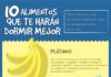 Health infographic : Infografía: 10 alimentos que te ayudarán a dormir