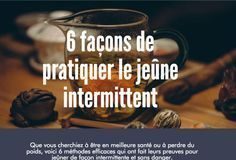 Health infographic : Le jeûne intermittent