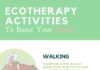 Health infographic : Mood boosting ecotherapy activities