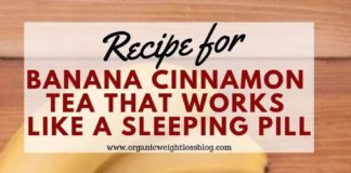 Health infographic : Recipe For Banana Cinnamon Tea That Works Like A Sleeping Pill