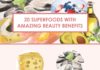 Health infographic : Superfoods That Have The Most Beauty Benefits – Infographic