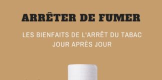 Health infographic : x jours sans tabac: les bienfaits de l’arrêt du tabac pour la peau, les cheveux et la santé