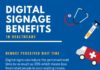 Healthcare infographic : Digital Signage In Healthcare Infographic