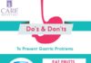 Healthcare infographic : Do’s & Don’ts To Prevent Gastric Problems