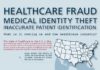 Healthcare infographic : Healthcare Fraud & Medical Identity Theft