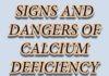 Healthcare infographic : Healthcare infographic : SIGNS AND DANGERS OF CALCIUM DEFICIENCY