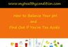 Healthcare infographic : How to Balance Your pH and Find Out If You’re Too Acidic