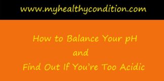Healthcare infographic : How to Balance Your pH and Find Out If You’re Too Acidic