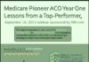 Healthcare infographic : The keys to success in year one of the #Medicare Pioneer ACO for #Monarch Health…
