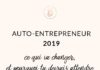 Management : Auto-entrepreneur en 2019 : ce qui change (et ce qui reste)