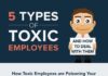 Management : Infographic Design – 5 Types of Toxic Employees and How to Overcome Them